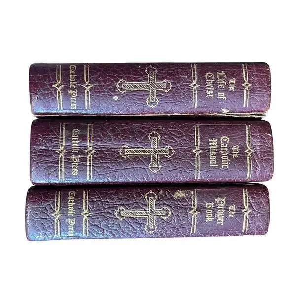 The Catholic Missal Prayer Book 1954 Press Edition 03 Hardcover Books - Picture 2 of 10